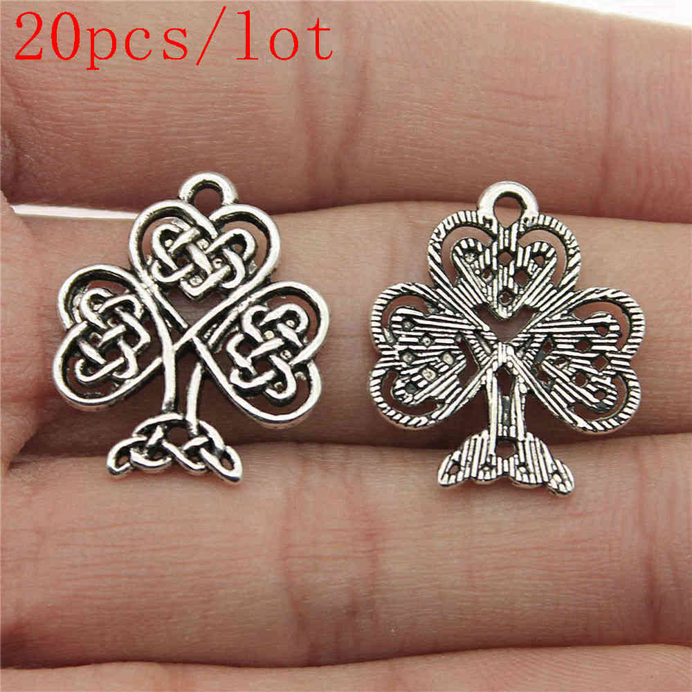 

Подвески с китайским узлом для изготовления ювелирных изделий, кулон, аксессуары для поделок своими руками A16-20pcs-19x23mm