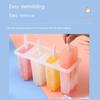 Vintage Style Ice Cream Maker - Airtight 4-Slot Mold with Lid, Nostalgic Popsicle Shapes, Easy Freeze & Store At Home