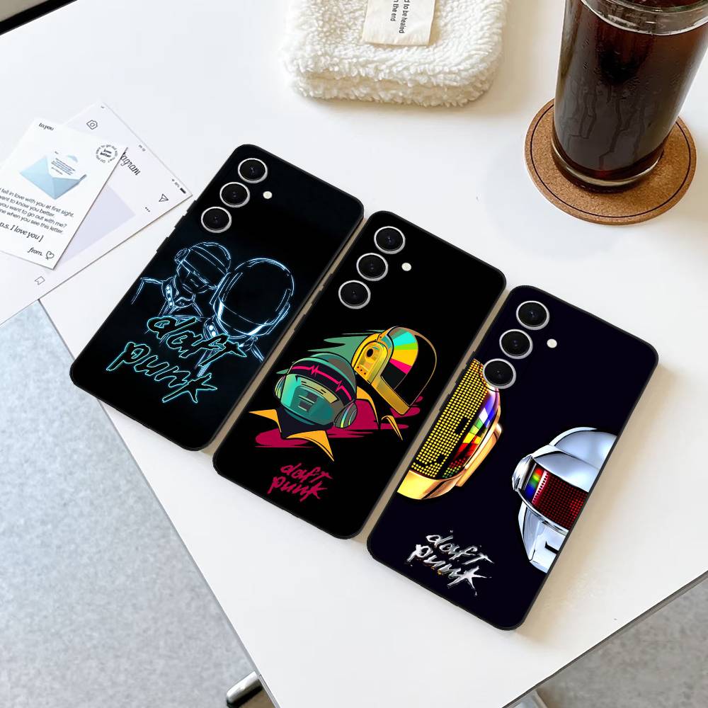 D-Daft Punk Band France Phone Case For Samsung S 24 Fe 25 Ultra Plus 20 Lite 21 30 22 23 24 22 Ultra 5G Fundas