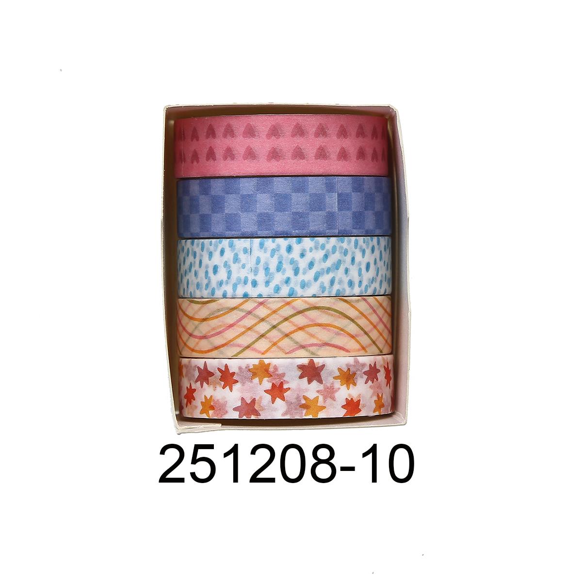 

Retro Cute striped washi tape Set suitable for DIY photo frames, diaries, gift box packaging, Student exquisite decorative items