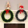 2/1Pcs Christmas Wreath Artificial Pendants DIY Xmas Tree Garlands Vines Door Wall Hanging Ornaments Xmas New Year Decorations
