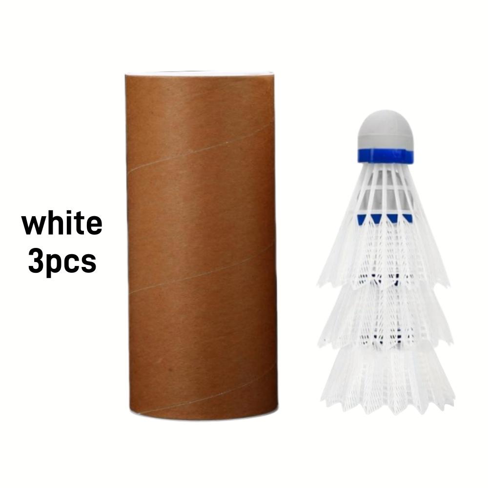 Durable Nylon Badminton Shuttlecocks Lightweight Easy-to-Track Balls for Enhanced Gameplay Outdoor Training Sports Equipment Kit