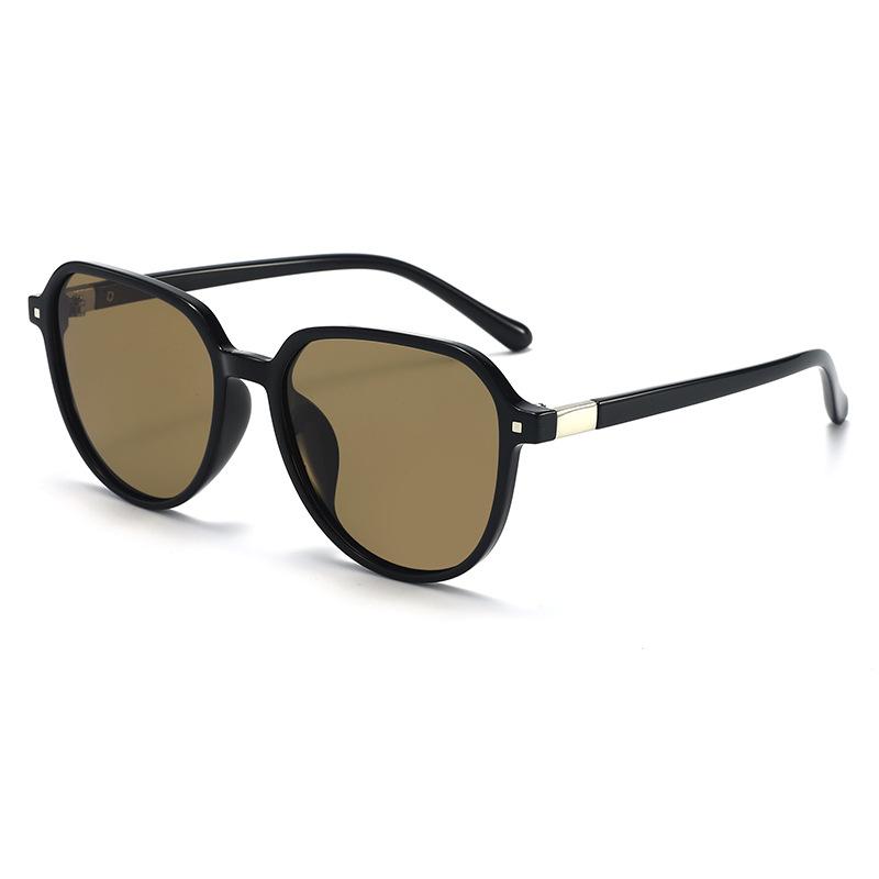 Fashionable Polarized Sunglasses for Women UV Protection Personality Trendy Retro Simple High-End Feeling Sun Glasses