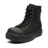 Fashion Versatile Casual Leather Ankle Boots Mens Outdoor Boots Classic Design High Top Man Casual Shoes Lace-up Solid Motorcycle Boots