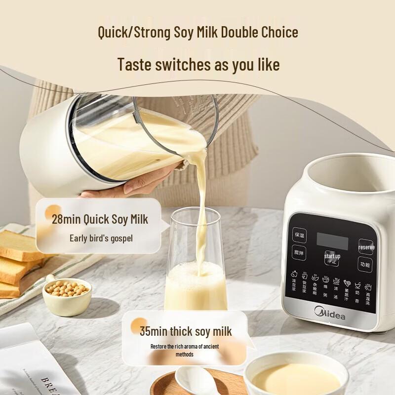 Midea 1.2L Quiet Multifunction Blender & Food Processor CN plug (adapter included)