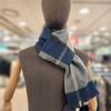 A High-quality 10% Cashmere, 90% Wool, Benbru Check Long Muffler That's Perfect for a Gift.