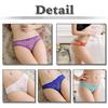 WHITE FANG Sexy TT169 Women's T-Back Panties, See-Through Panties, Lingerie, (08 Green)