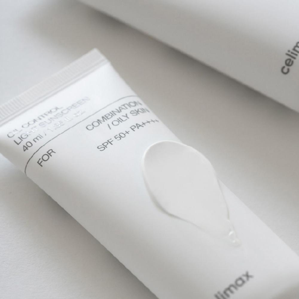 CELIMAX Lekki krem przeciwsłoneczny kontrolujący wydzielanie sebum SPF50+ PA++++ 40ml / Skóra mieszana/tłusta