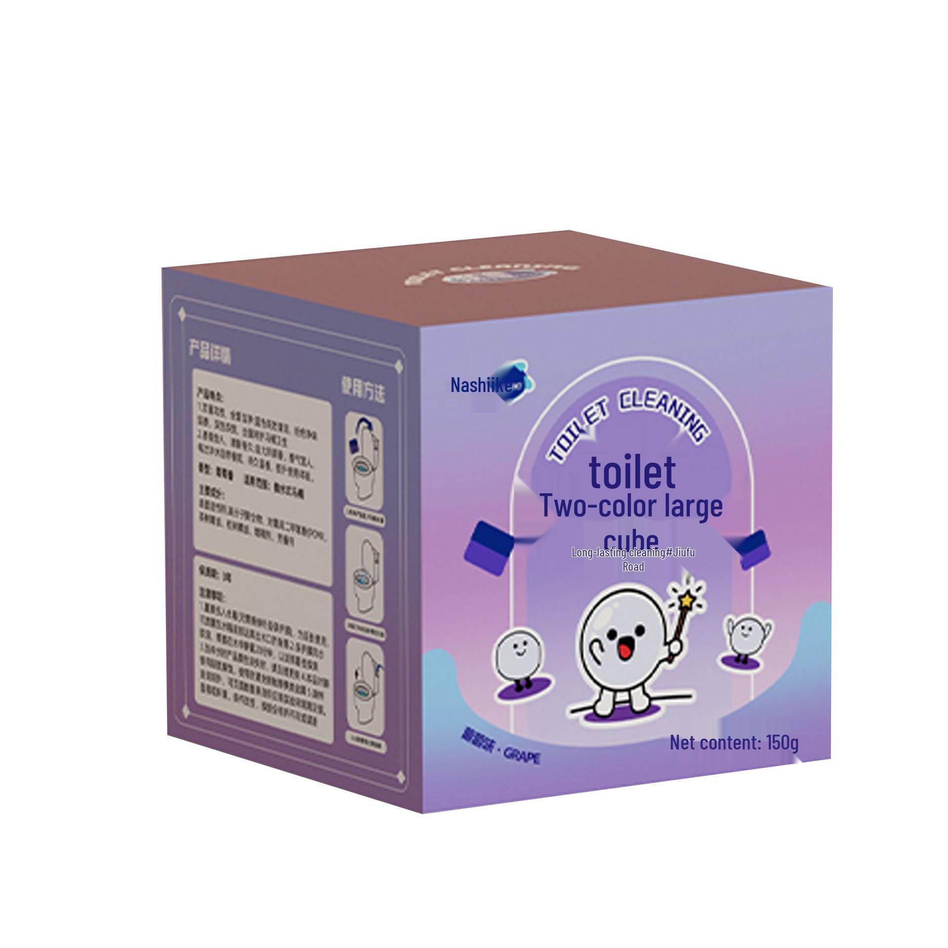Toilet Cleaner: Ling Large Blue Bubble Deodorizer - Long-lasting Fragrant & Powerful Descaling