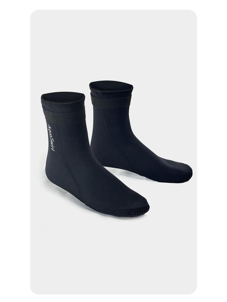 3mm Warm Scuba Diving Socks: Anti-Slip, Wear-Resistant, Ankle Support, Comfortable, Extra Large for Cold Weather Swimming