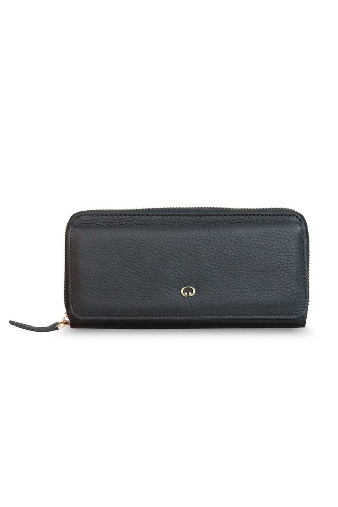 

Guard Matte Black Leather Women s Wallet