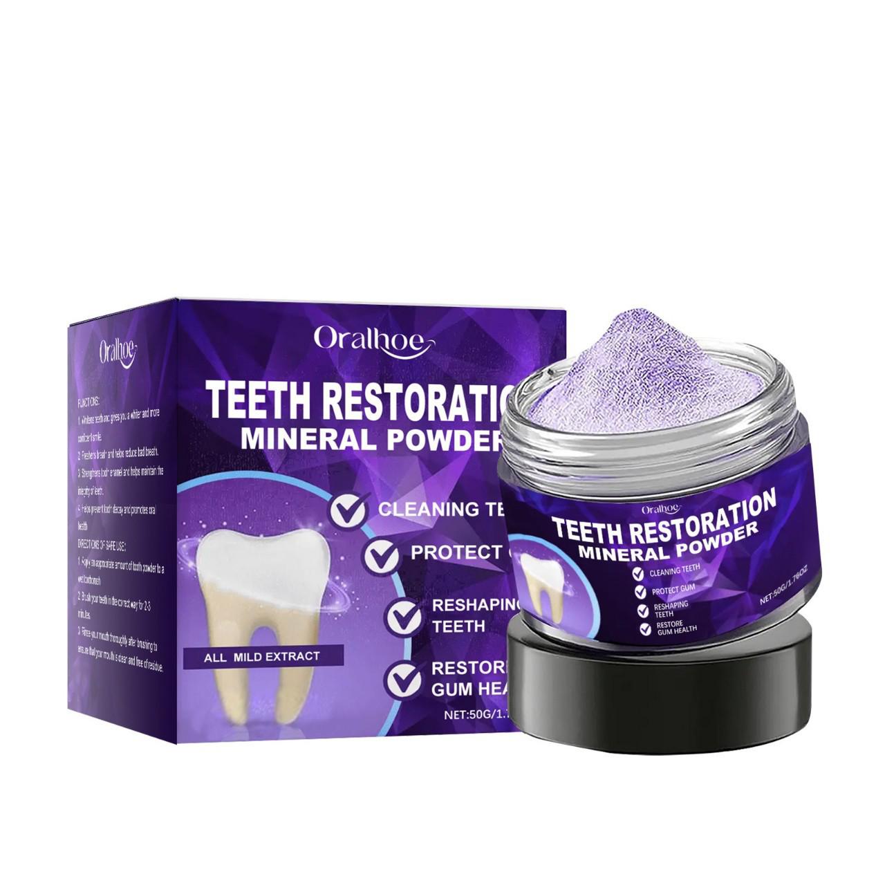 

Long-lasting Fresh Oral Care Dental Repair Mineral Tooth Powder