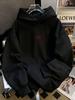 Women's Fashion Hooded Sweatshirt, Women's Autumn Winter European Ins 1pc Sweatshirt, Trendy Elegant Fun Easy Spider Print Pattern