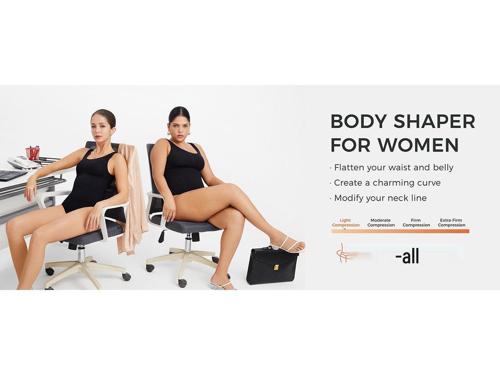 Seamless One-Piece Shaping Bodysuit with Bra, Abdomen Control & Hip Lift