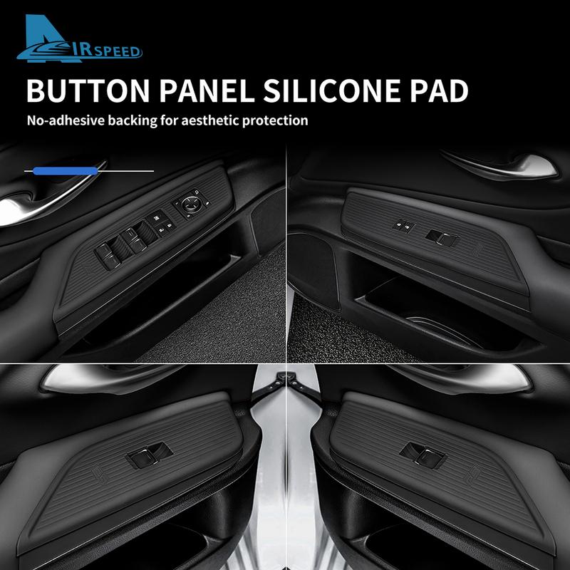 Silicone Car Door Lift Window Panel Protective Cover LHD Trim For Lexus ES ES200 ES250 ES300h ES350 -2025 Car Accessories