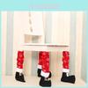 Festive Christmas Table Leg Covers Beautiful Nonwoven Fabric For Holiday Decor
