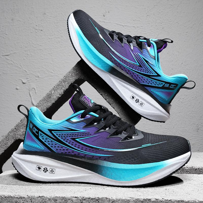 

Summer new sports shoes men s student physical examination physical examination training men s running shoes non-slip shock absorption ice silk mesh 37