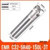 Shockproof EMR CNC Milling Cutter Holder - Round Nose, Bull Nose & Flat Machining Extensions (R4, R5, R6)