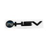 BBco3 Car 3D Metal HEV Logo Trunk Emblem Badge Decals Sticker For Toyota Camry 9th 2024 Highlander Granvia Sienna Avalon Accessories