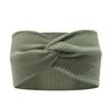 Ribbed Cotton Cross Twist Headband Wide Sports Headband Yoga Sweatband Hair Accessories