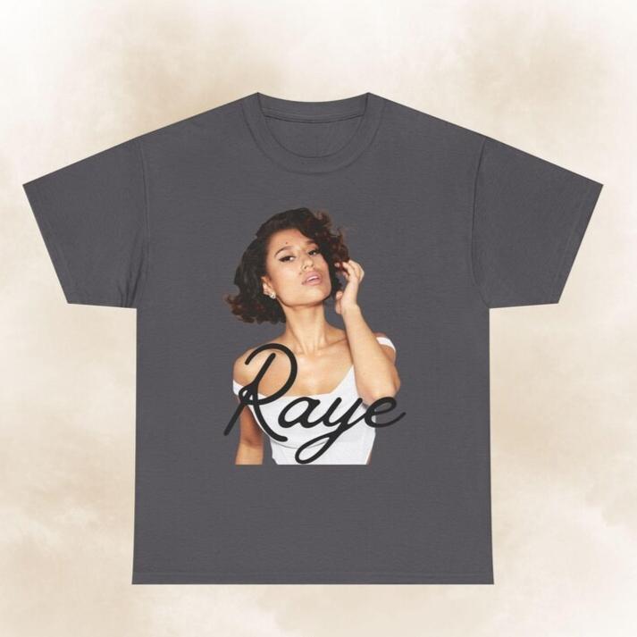 2026 Summer Fashion Tee Men Women Vintage Top Raye Tour T-shirt Cotton Hip Hop Streetwear Oversized Tshirt Short Sleeve Casual Clothing