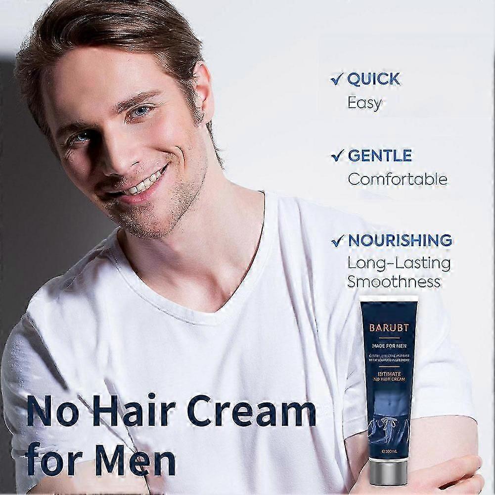 3X Crema Depilatoria Permanente Intima Privata Senza Dolore Naturale Per Uomini