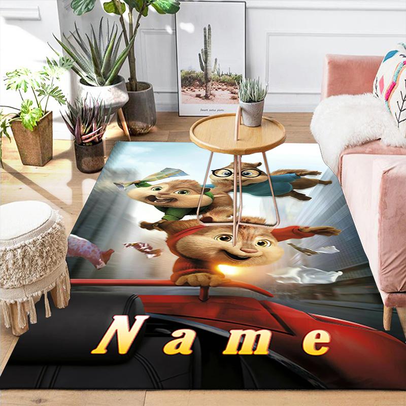 Custom 1Pc Chip Dale'S Festive Fun Rug Office Carpet Indoor Outdoor Entrance Doormat Nonslip Soft And Comfortable Living Room D91613