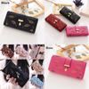 Elegant Fashion Women Purse Wallet Long Card Holder Clutch With Luxurious Crown Design