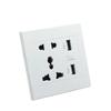 DepoGuye AC 110-250V UK Standard Socket Panel, 5V 2.1A Dual USB Mobile Phone Charger International Universal Power Outlet 86mm