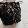 2024 Argyle Chain Crossbody: Luxurious Small Round Bucket Bag for Women