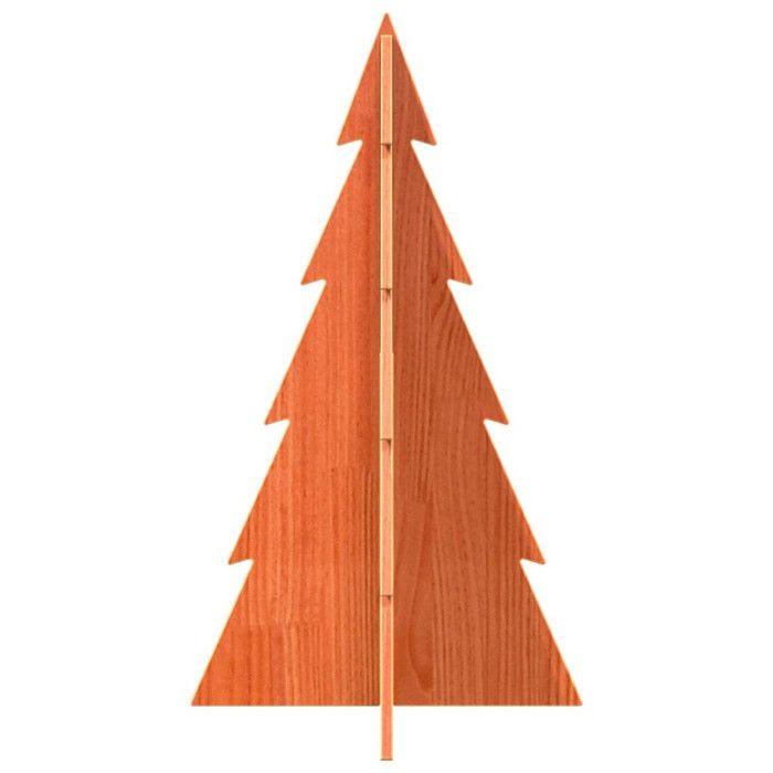 VidaXL Wooden Christmas Tree for Decoration 80 Cm Solid Pine Wood, Wooden Christmas Tree Decoration, Christmas Tree In 858170