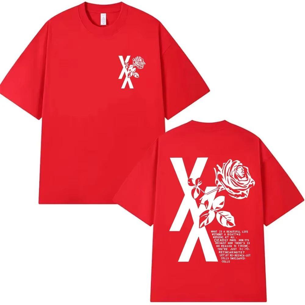 Hiphop Fashion Rapper Mgks Missing Tour Summer Printed Tshirt Casual and Fashionable Shortsleeved Top Tshirt Unisplast