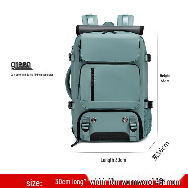 Men's Multifunctional Large Capacity Water-Resistant Outdoor Travel/Camping Backpack and Crossbody Bag