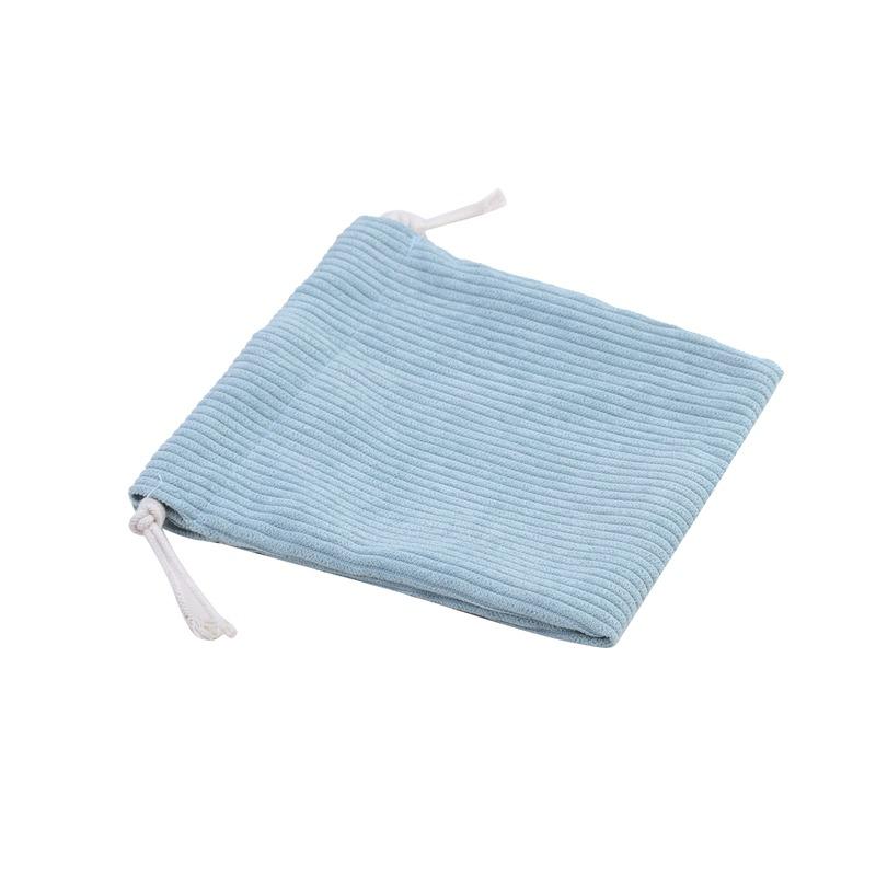 Corduroy Storage Bag Drawstring Strap Pocket Makeup Bag Women's Portable Portable Large Capacity Zero Money Bag