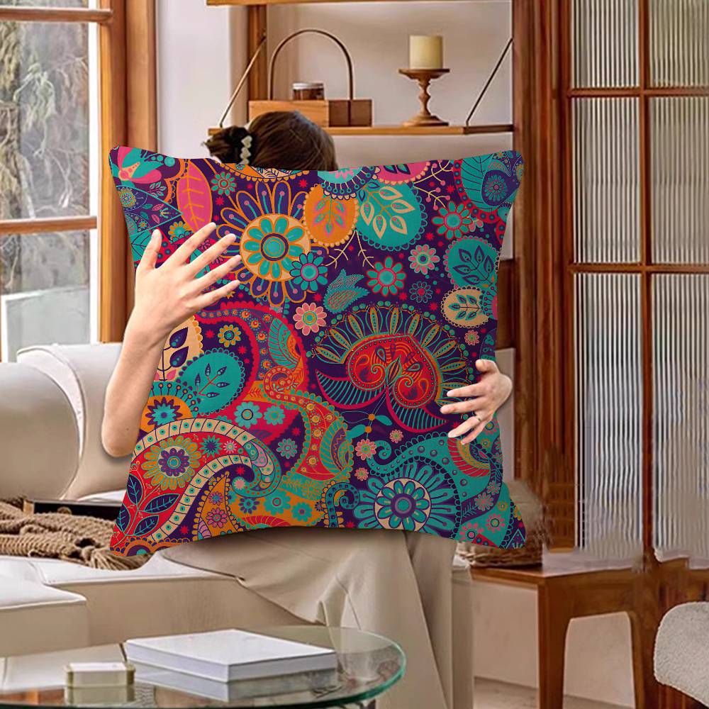 Badik Indonesia Batik Design Pillow Anime Pillow Sofa Bed Head Pillow Cover Cushion Cover 45x45 Cm Fashion