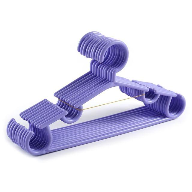 2021 neue 10 Teile/satz Tragbare Kinder Kleiderbügel Kleinkind Baby Mantel Kunststoff Kleiderbügel Haken