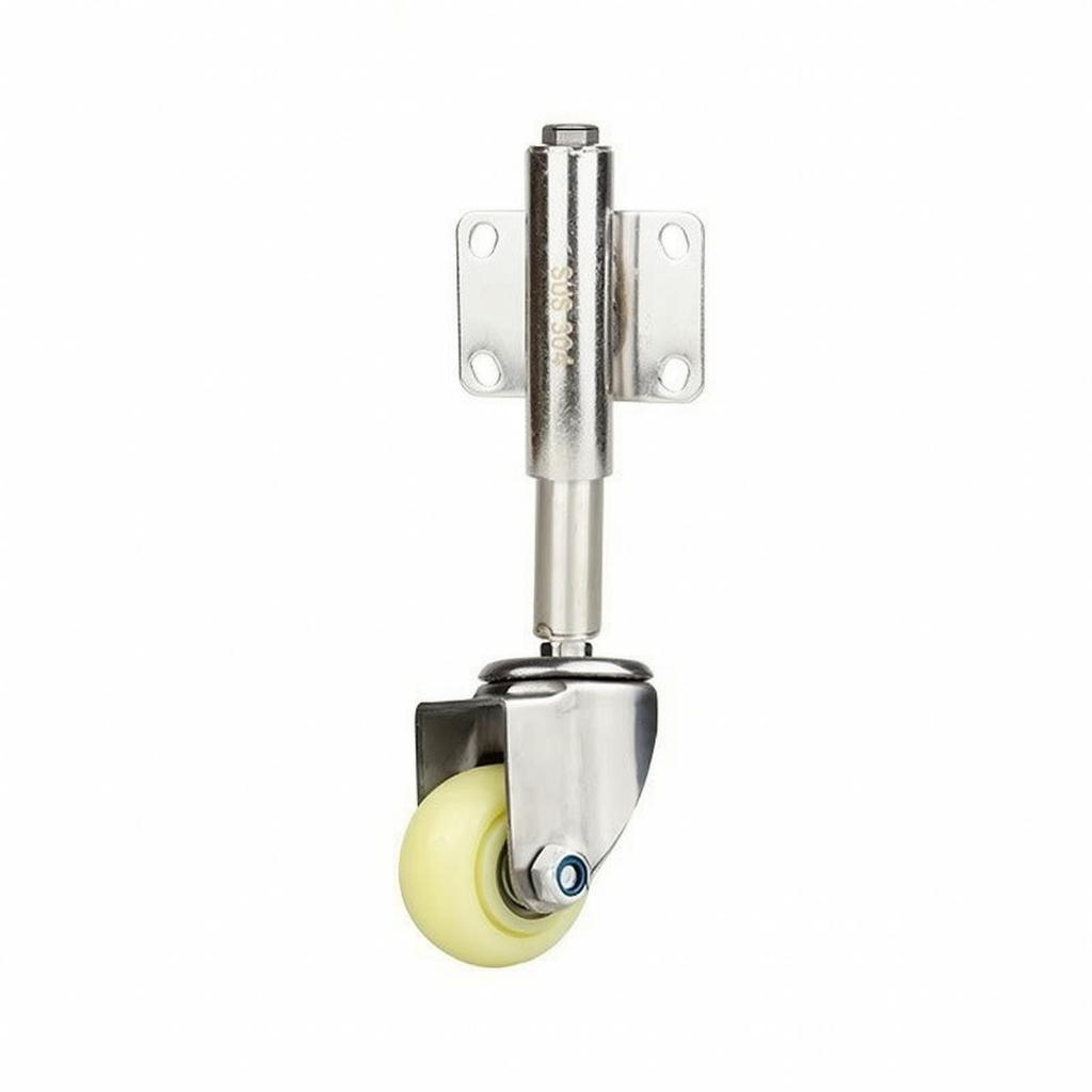 Gate Caster Compact with Mounting Plate Heavy Duty for Gates, Office