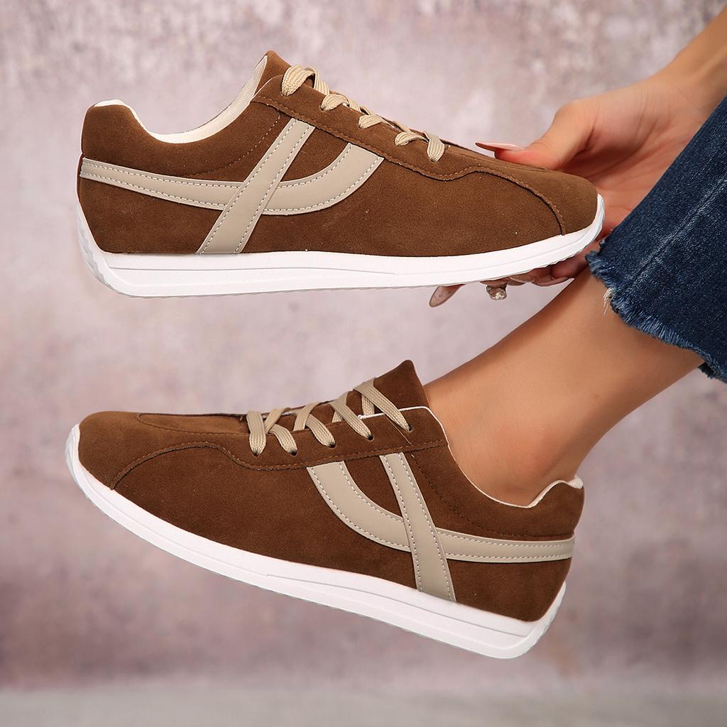 Women Tennis Sneakers Flats Ladies Fashion Mixed Colors Lace-up Vulcanized Shoes Spring Autumn Woman Outdoor Trainers Footwear