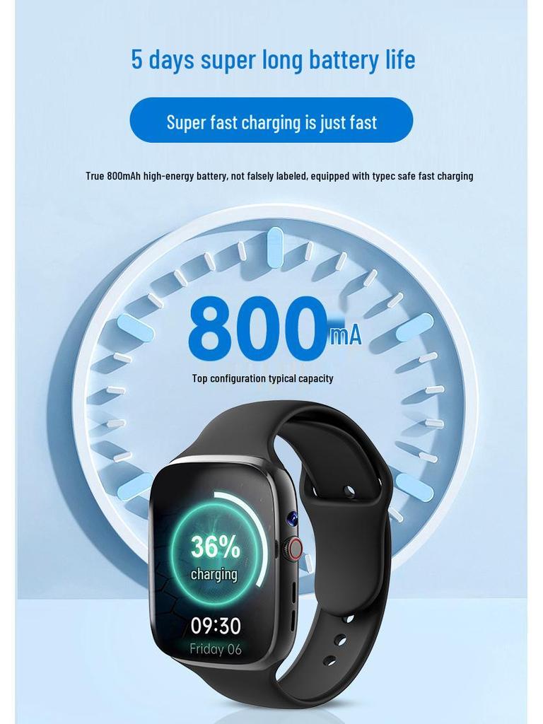 5G Children's Smartwatch T95 with SIM Card, Dual Cameras, Alipay, and WeChat Positioning M95