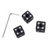3 Color Fashion Dices Shaped Electric Guitar Volume Control Knobs Guitar Knobs