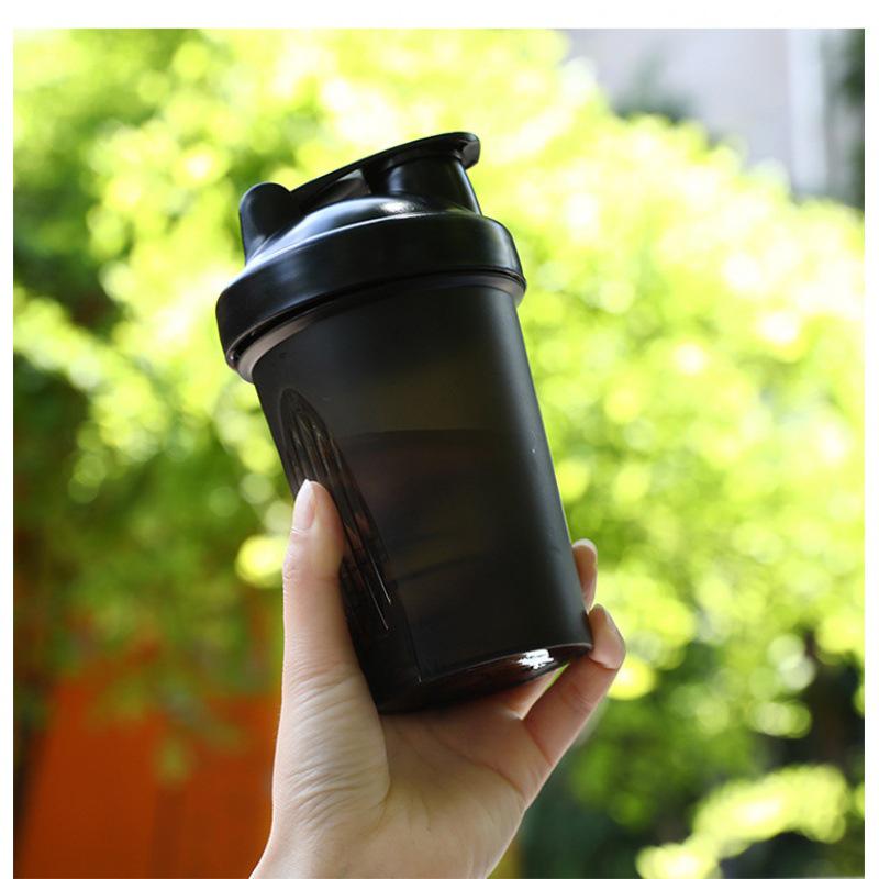 Protein Shake Shaker Cup with Leakproof Scale - Portable Handheld Mixer for Fitness & TikTok Influencers