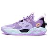 Li Ning Wade All Day 7 Abrasion Resistant Breathable Low Top Basketball Shoes Men's Purple Black ABAT033-3