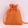 Drawstring Linen Jewelry Gift Bag - Composite Linen Storage Bag Available