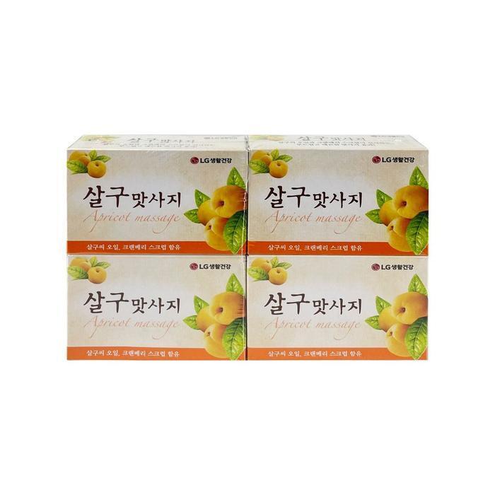 [QN39X8Y2_58] Apricot Soap Massage Soap -O 4-pack (40546756)