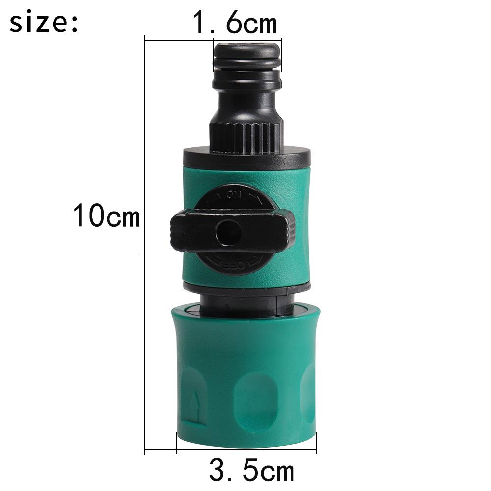 Garden Hose Tap Shut Off Valve Fitting 2 Way Garden Water Pipe Connectors Three Way Plastic Valve With Switch Garden Gadget