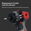 21V Electric Screwdriver 2-in-1   Driver + Hammer Brushless Rechargeable Power Screwdriver 1Celsius4   Hex Chuck Power   Drill with 2pcs 2.0