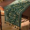 with Tassel Ethnic Style Table Runner Cotton Tablecloth Table Flag Table Cover  Table Decor
