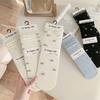 Female Spring and Summer Thin Floral Bow Lace Polka Dot Boneless Tube Pile Socks