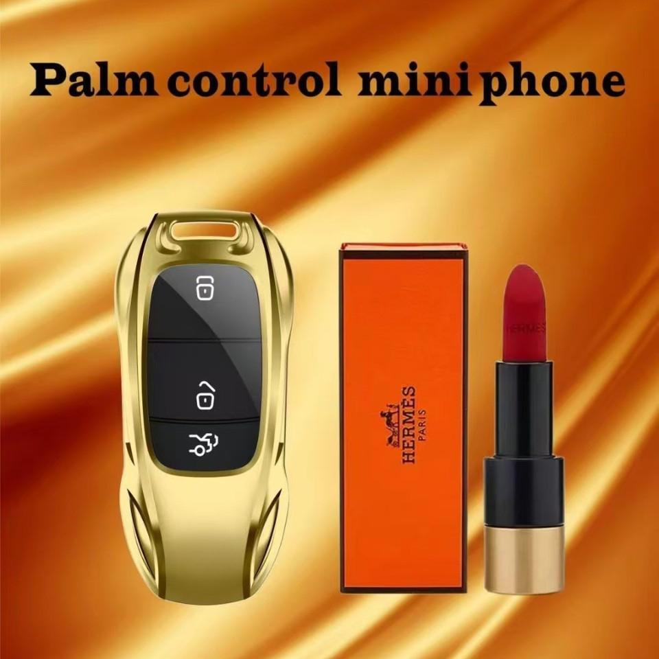 Mini Cool Small Mobile Phone Straight Button Function Machine Car Key Mobile Phone Ring Backup Student Mobile Phone