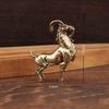 Mini Vintage Zinc Alloy Animal Goat Figurines Statue Home Decor Vintage Handcrafted For Desk Ornament